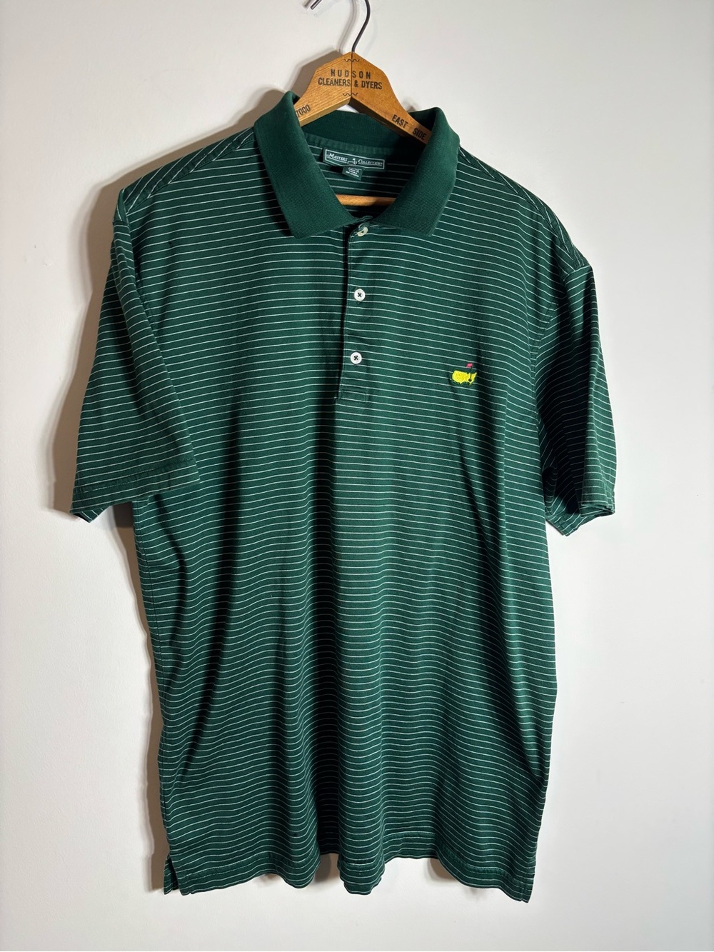 Vintage Masters Golf Polo Augusta Stripes XL